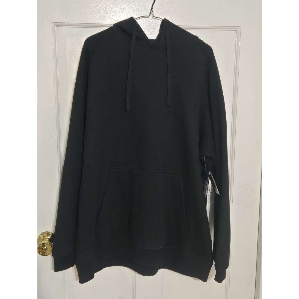 Polar King fleece‎ pullover hoodie black NWT sz XL Mens